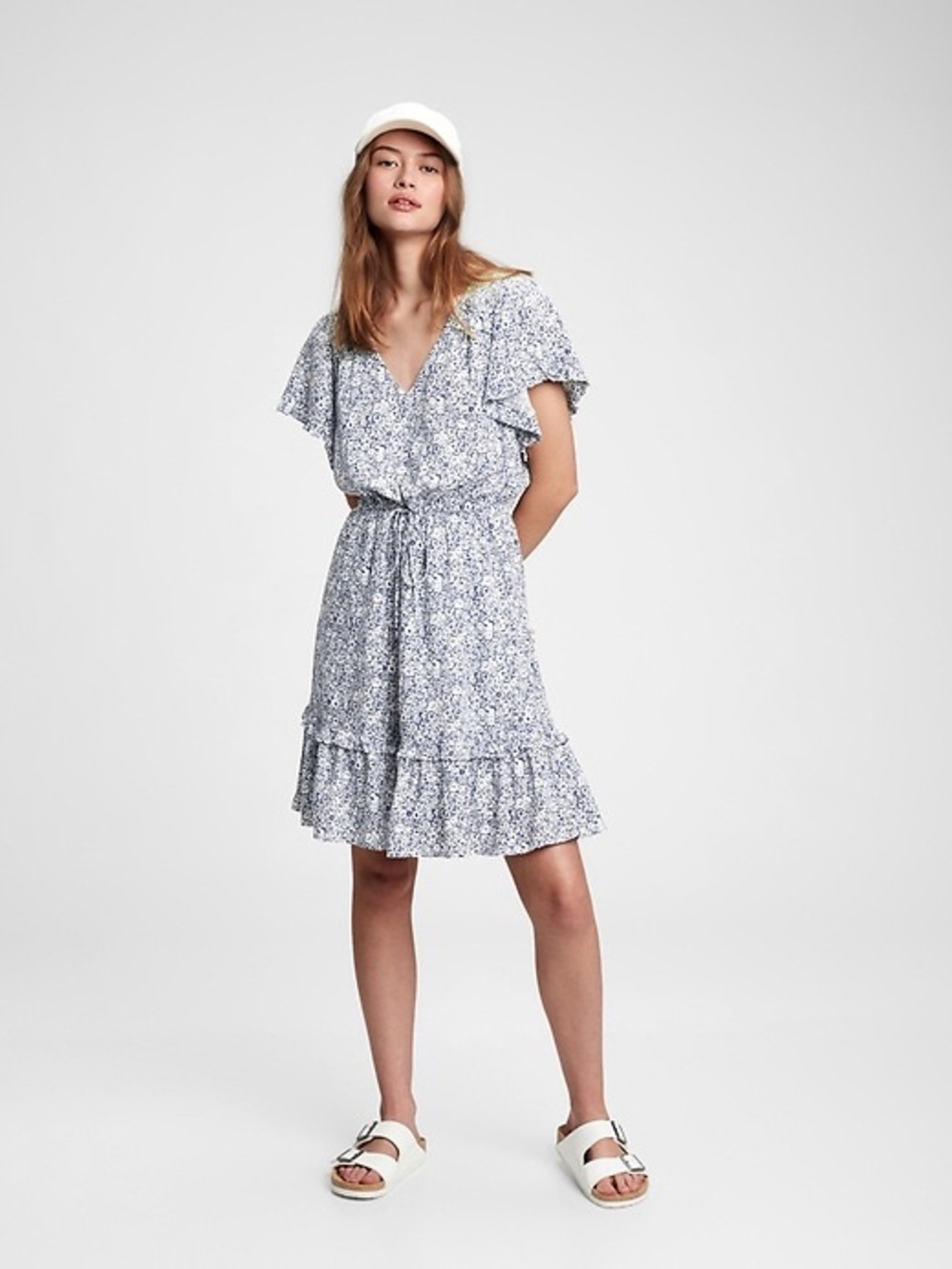 Gap Flutter Sleeve Mini Dress